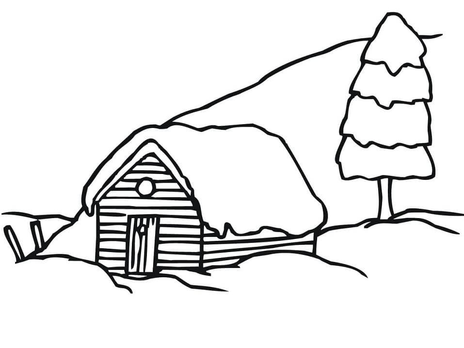 Sweden Winter Rural Landscape