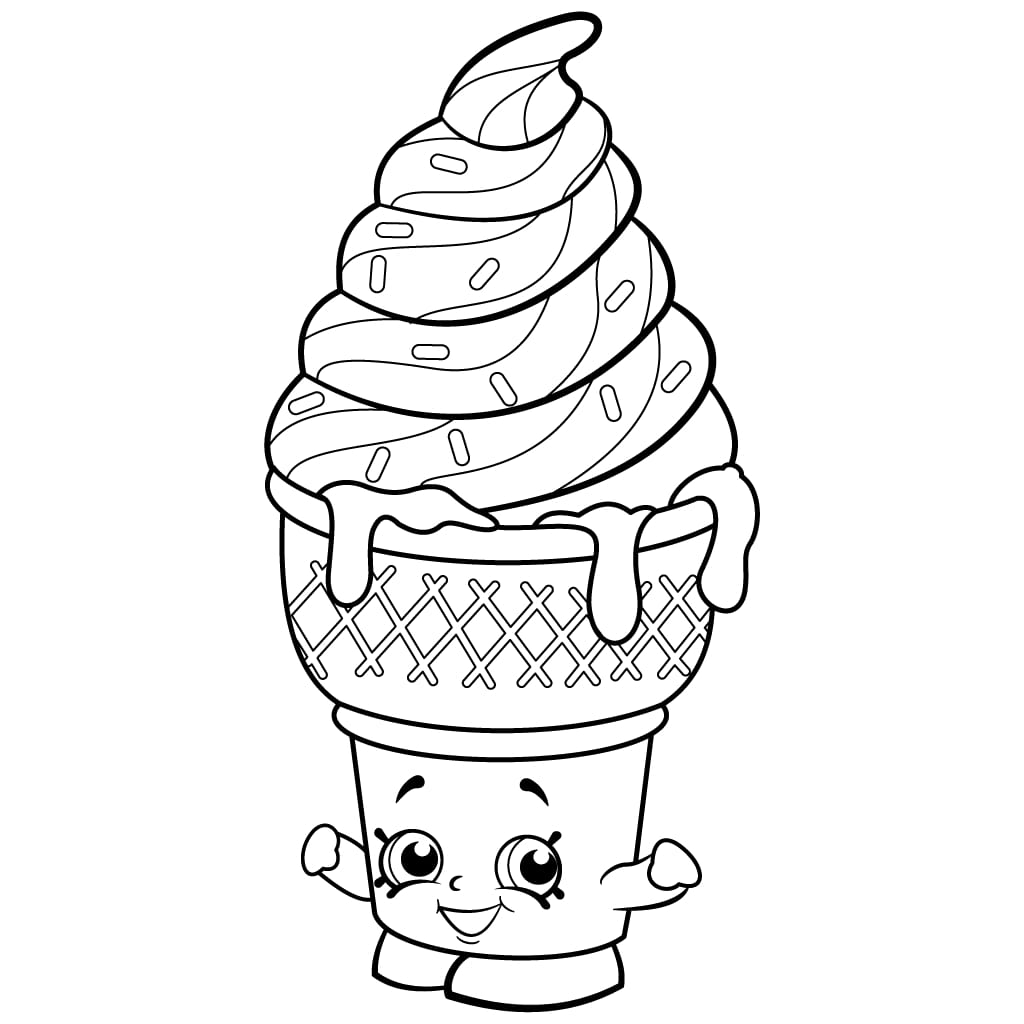 Sweet Ice Cream Dream Shopkins Coloring Game Sweet Ice Cream Dream Shopkins