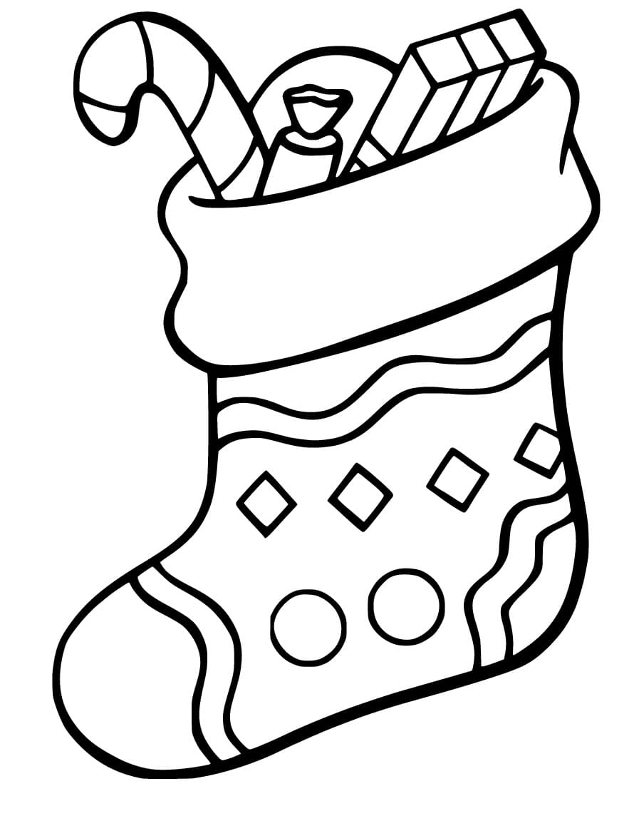 Sweets in Christmas Stocking