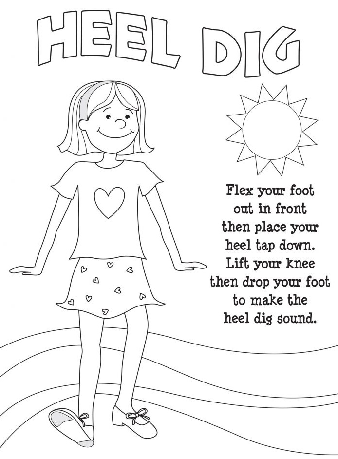 Tap Dancer Coloring Game Tap Dancer