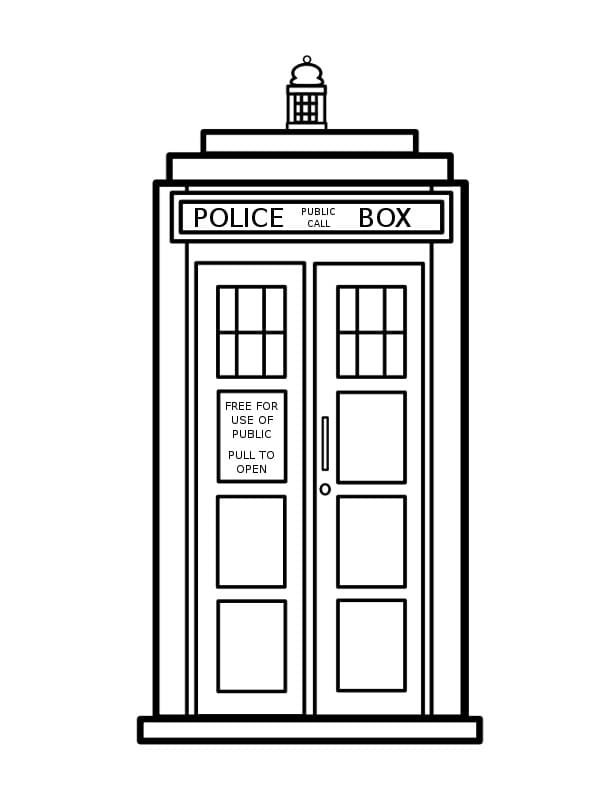 Tardis from Doctor Who