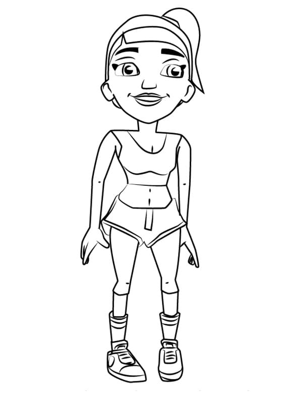 Tasha from Subway Surfers