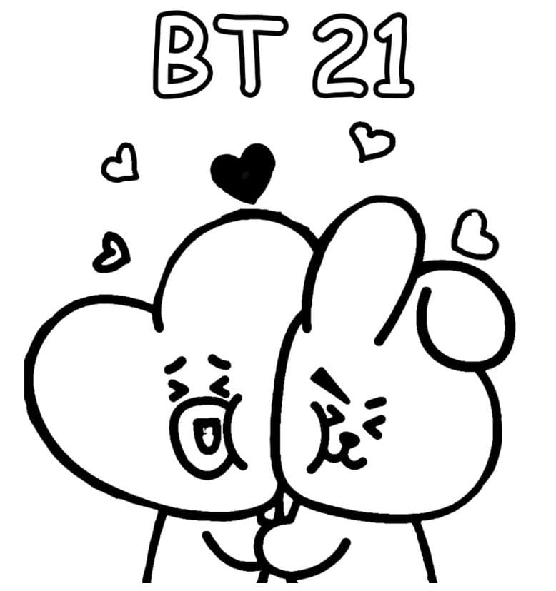 Tata and Cooky in BT21