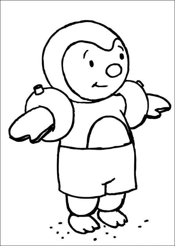 T'choupi Coloring - Play Free Coloring Game Online