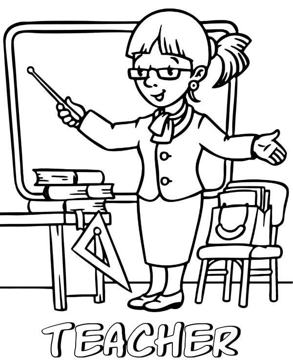 Math Teacher 1 Coloring - Play Free Coloring Game Online