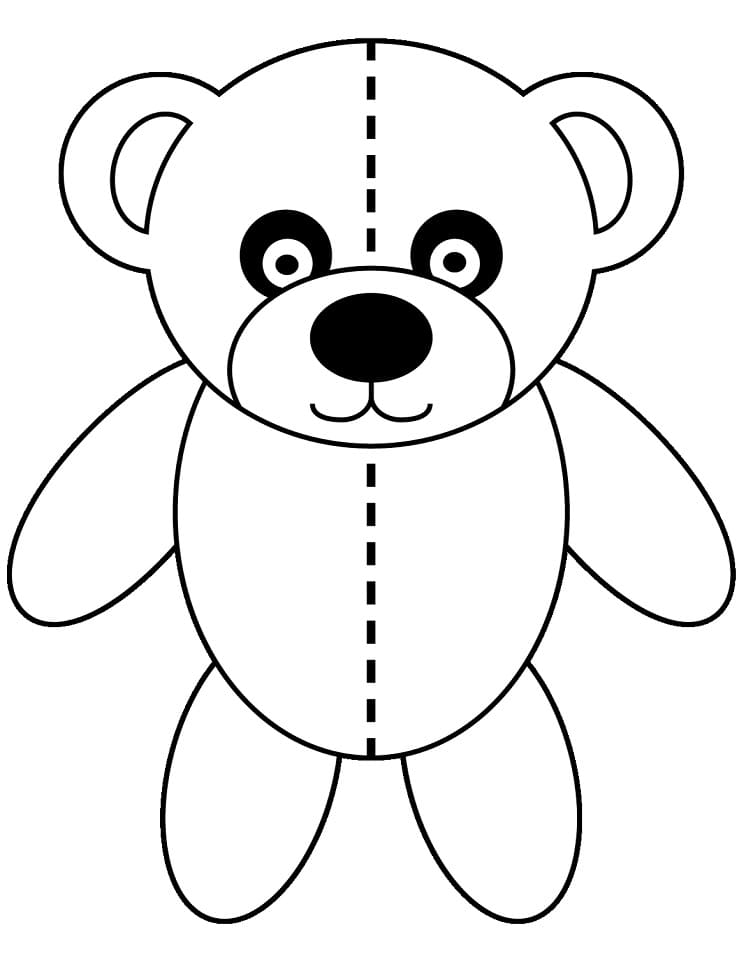 Teddy Bear Free Coloring Game Teddy Bear Free