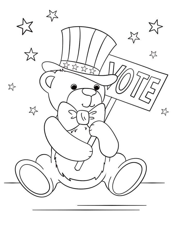 Teddy Bear Patriotic