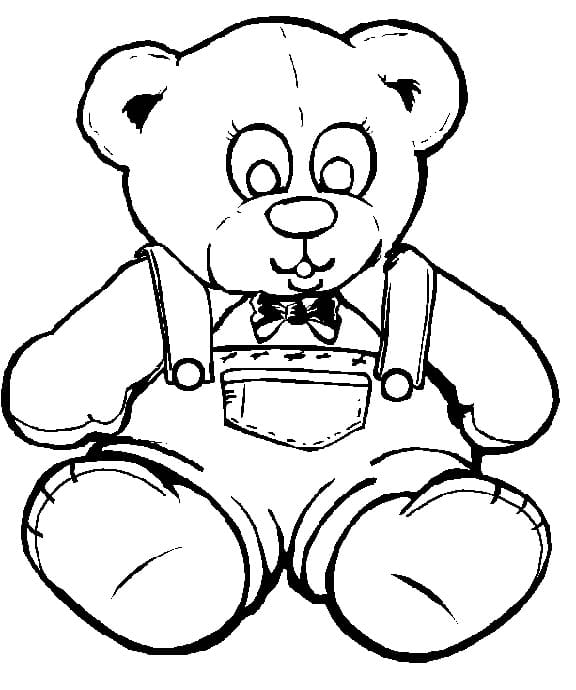 Teddy Bear Printable Coloring Game Teddy Bear Printable