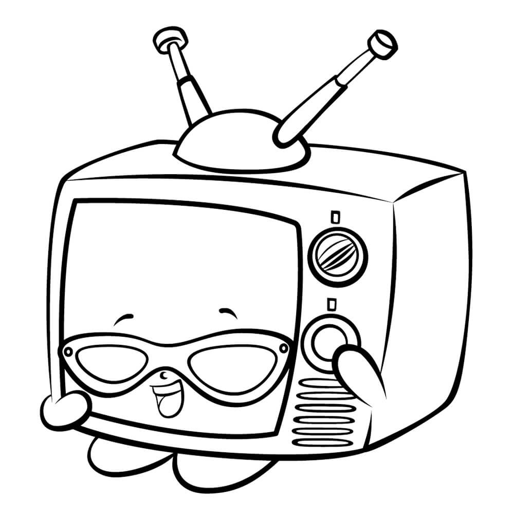 Teenie TV Shopkins Coloring Game Teenie TV Shopkins