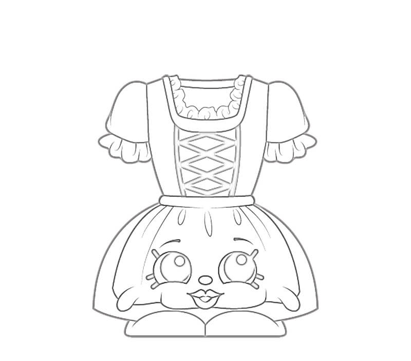 Tess Von Dress Shopkin Coloring Game Tess Von Dress Shopkin