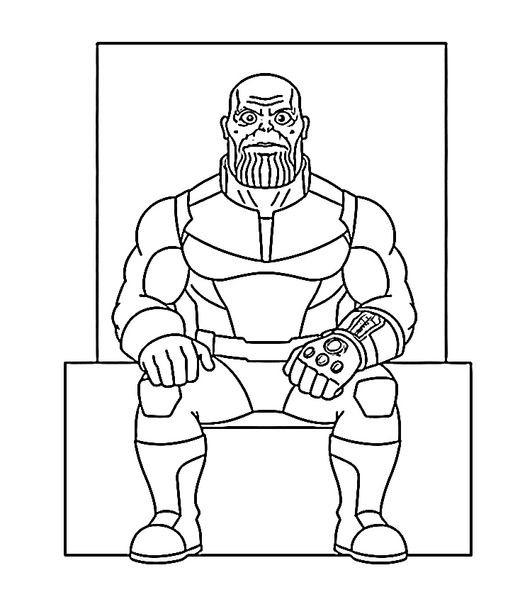 Thanos And His Chair
