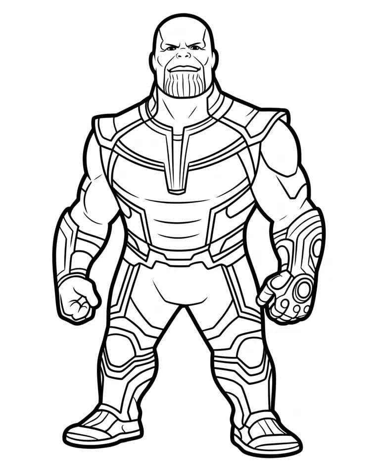 Thanos With Infinity Gauntlet