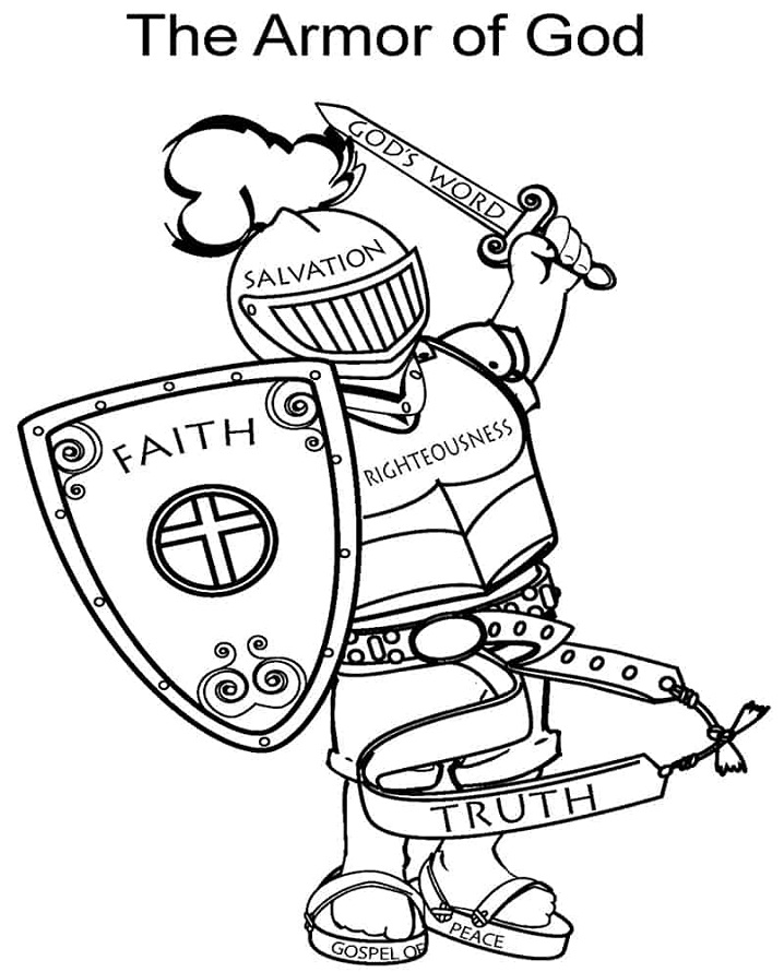 Armor of God Coloring Games - ColoringGames.Net