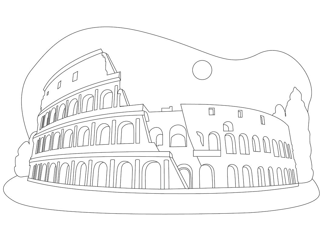 The Colosseum Coloring Game The Colosseum