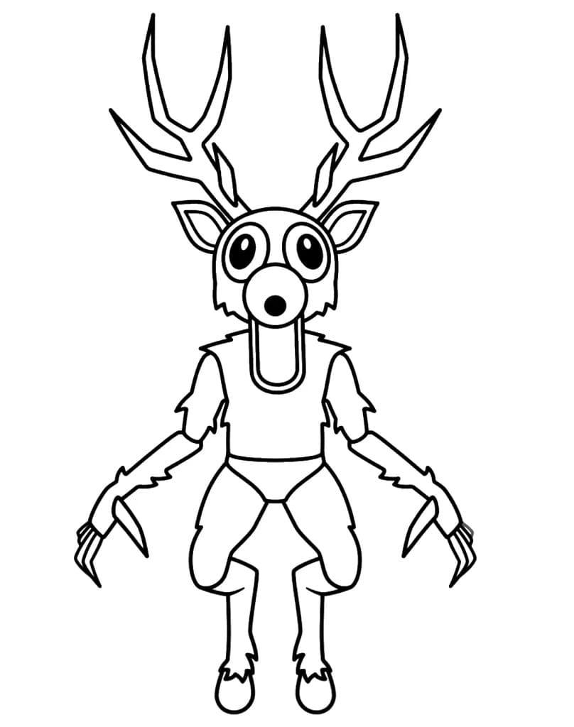 The Deer from 99 Nights in the Forest
