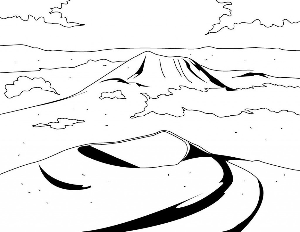 The Dormant Volcano Coloring Game The Dormant Volcano