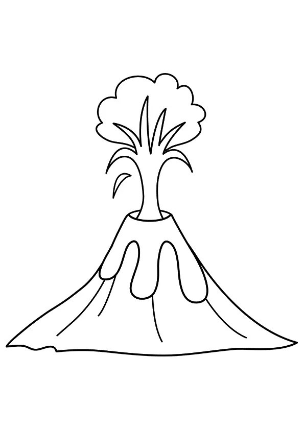 The Extinct Volcano Coloring Game The Extinct Volcano