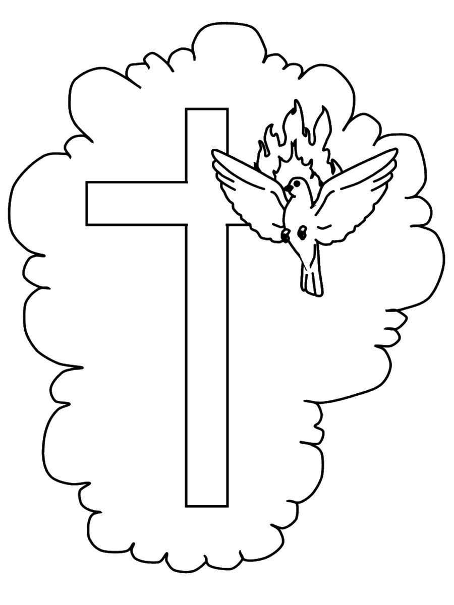 The Holy Spirit 1 Coloring - Play Free Coloring Game Online