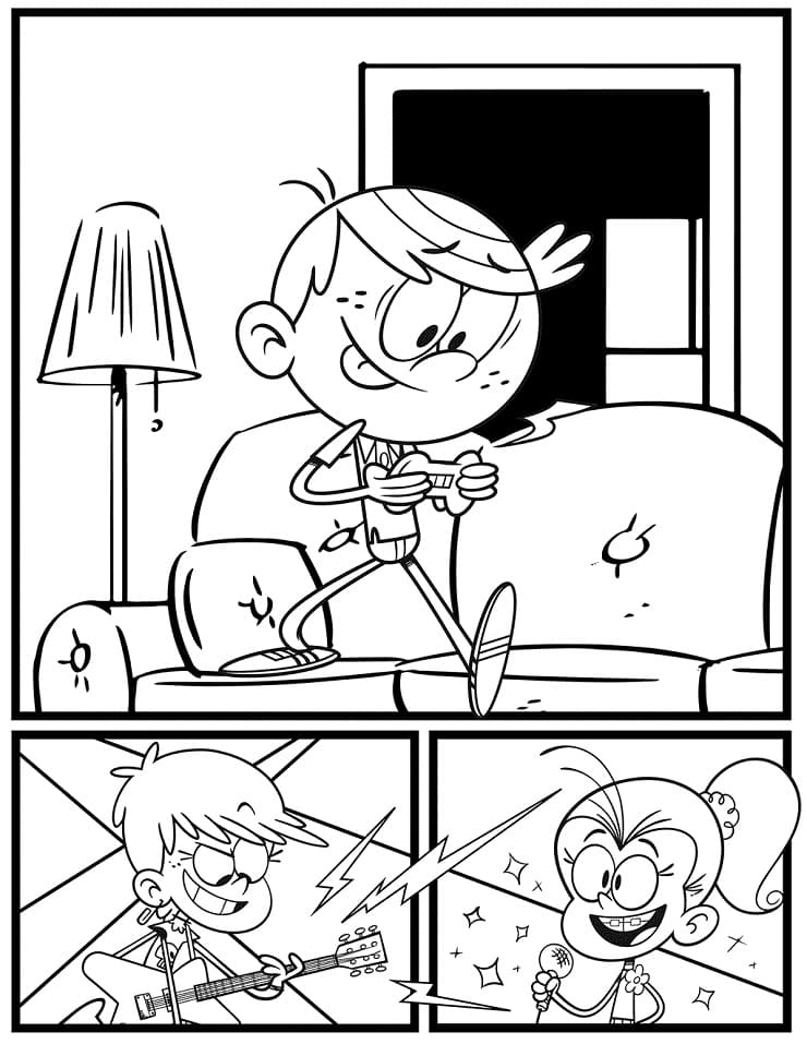 The Loud House 1 Coloring Game The Loud House 1