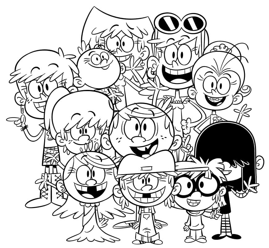 The Loud House 3 Coloring Game The Loud House 3