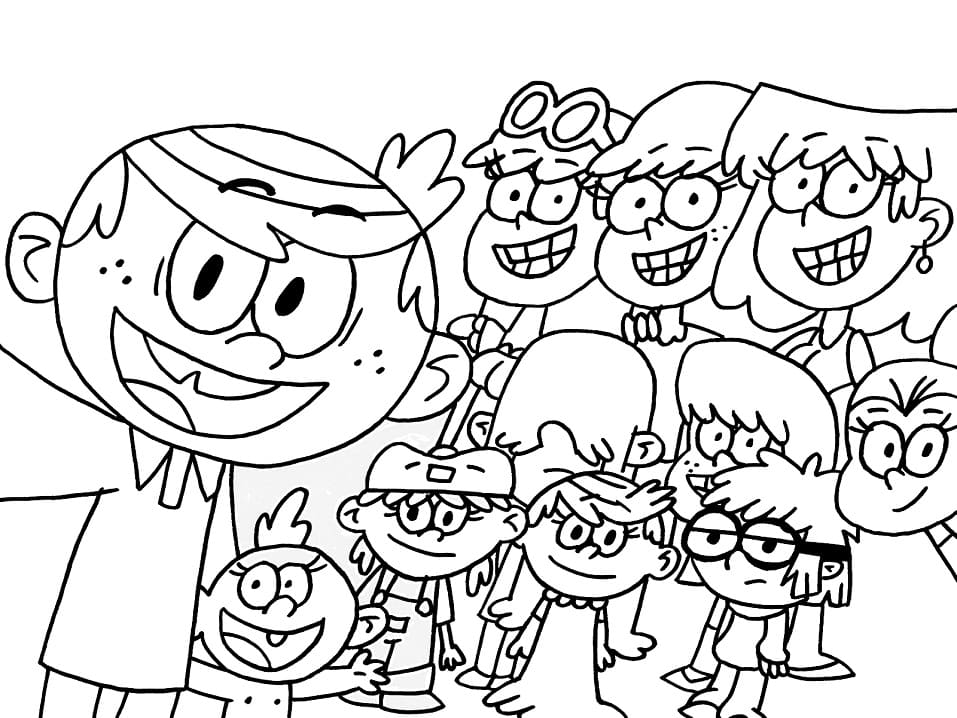 The Loud House 6 Coloring Game The Loud House 6