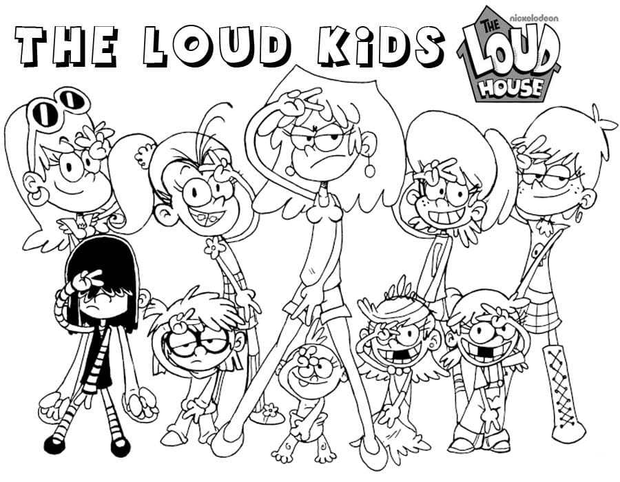 The Loud House 8 Coloring Game The Loud House 8