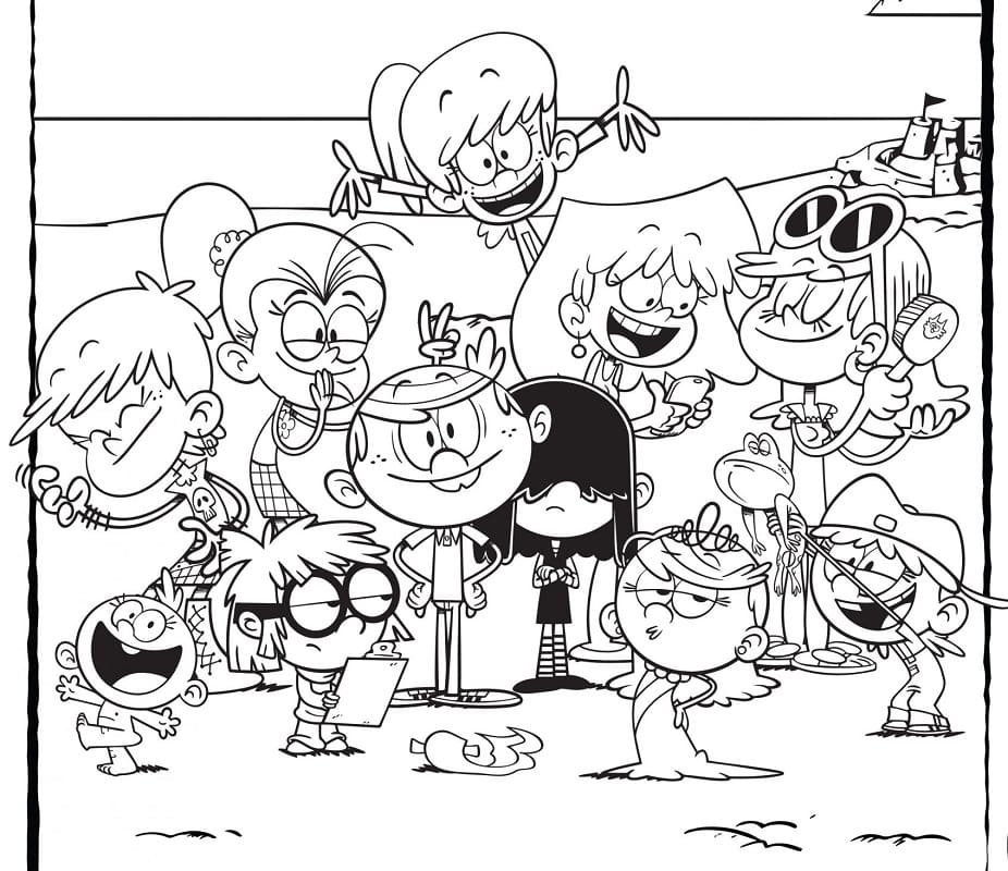 The Loud House 9 Coloring Game The Loud House 9