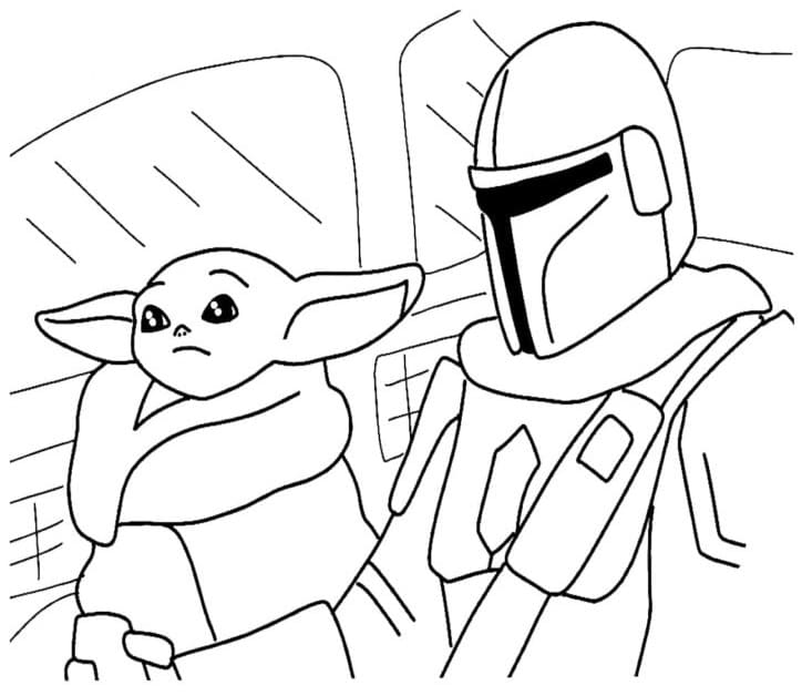 The Mandalorian and Baby Yoda