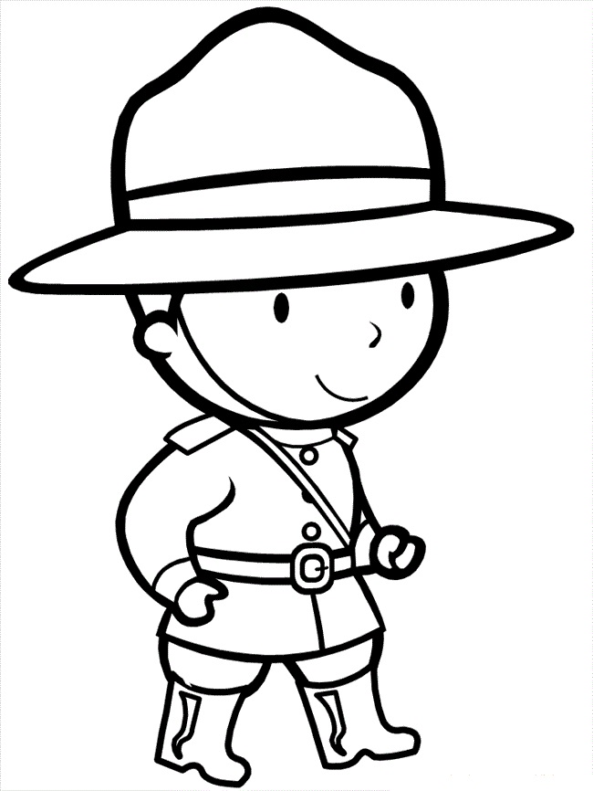 The Mounties Coloring - Play Free Coloring Game Online