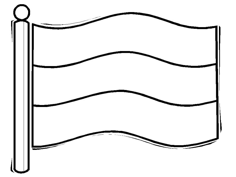 The Netherlands Flag 1 Coloring Game The Netherlands Flag 1