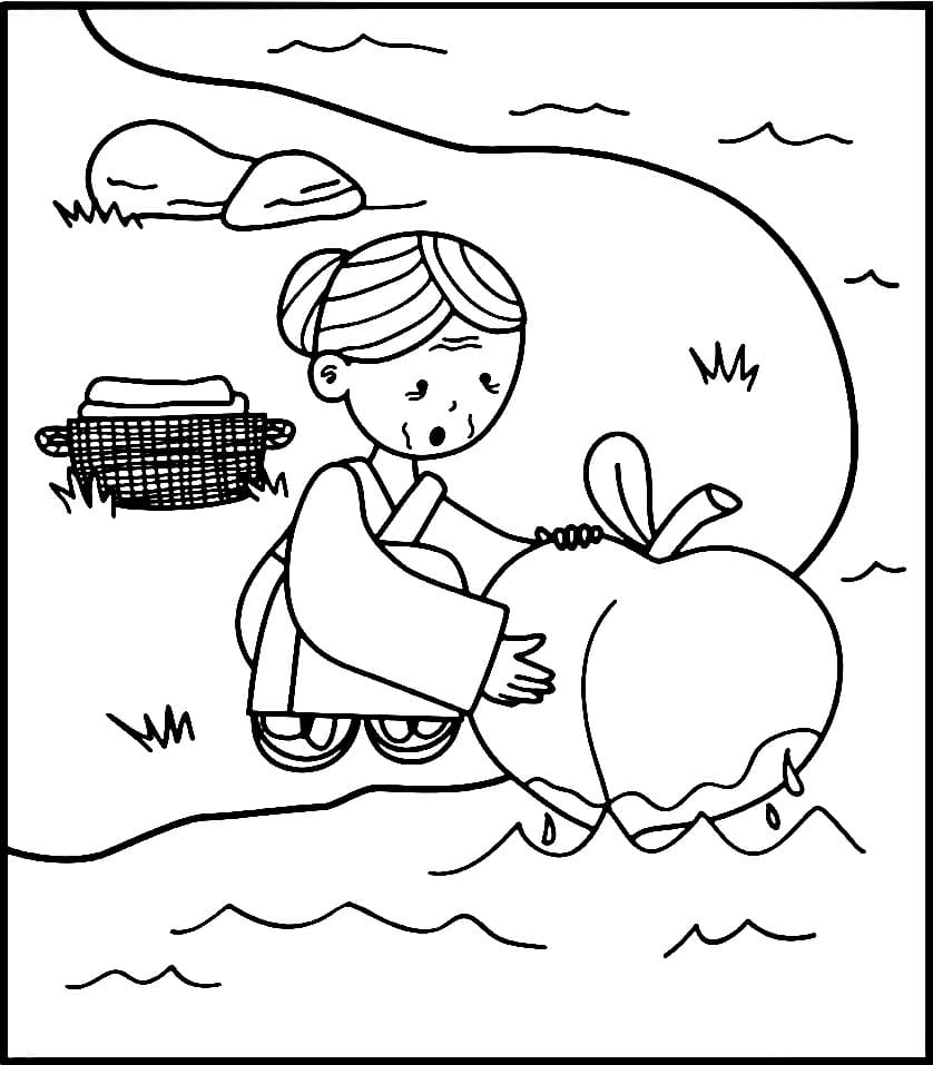 The Old Woman and Peach