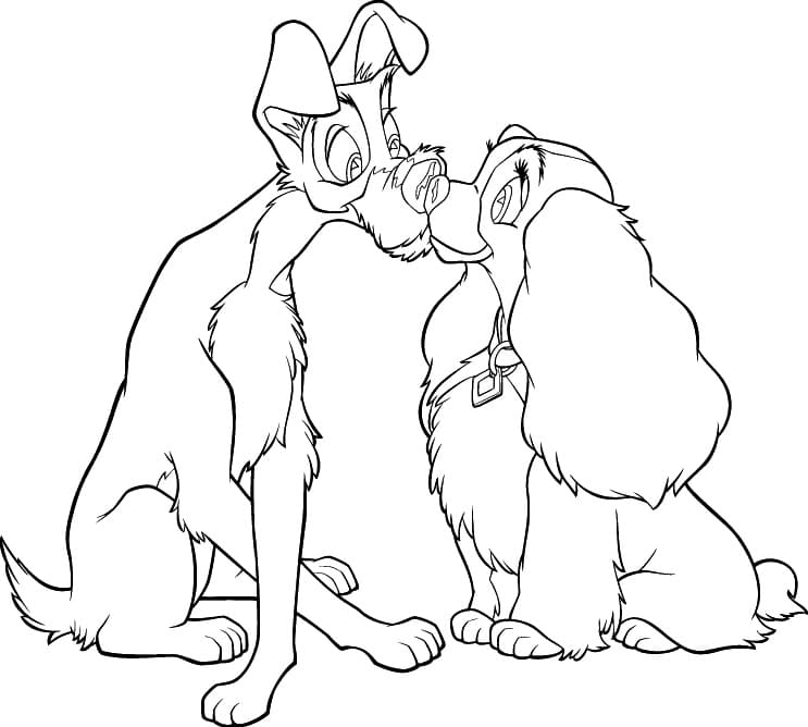 The Tramp and Lady Kissing