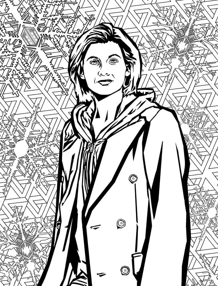 Thirteenth Doctor Coloring Game Thirteenth Doctor