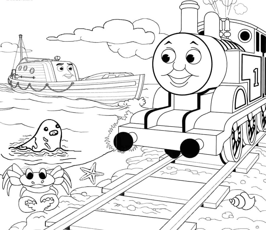 Thomas the Train 13 Coloring Game Thomas the Train 13