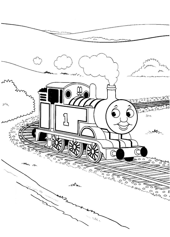 Thomas the Train 7 Coloring Game Thomas the Train 7
