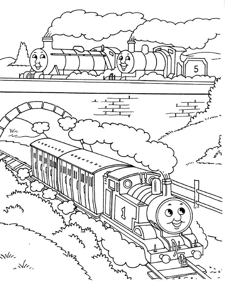Thomas the Train 8 Coloring Game Thomas the Train 8
