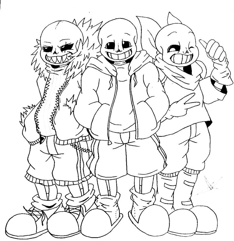 Migosp Undertale Coloring Page - vrogue.co