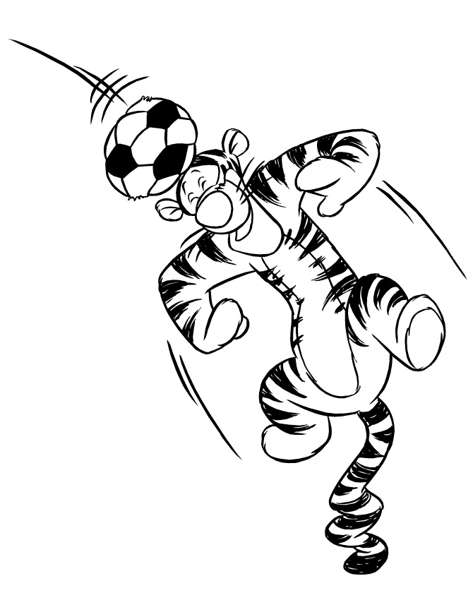 Tigger with a Ball