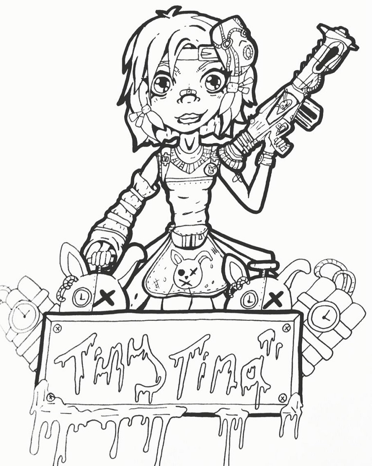 Tiny Tina from Borderlands