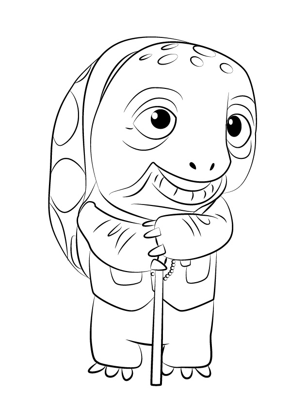 Tio Tortuga Coloring Game Tio Tortuga