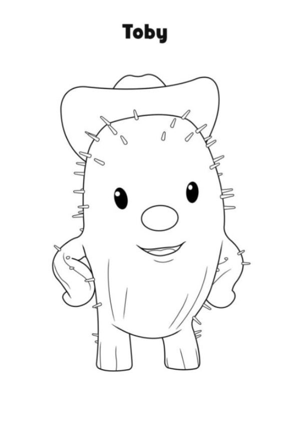 Toby from Sheriff Callie Coloring Game Toby from Sheriff Callie