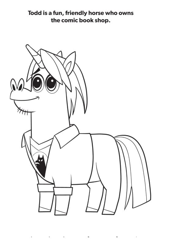 Todd from Corn and Peg Coloring Game Todd from Corn and Peg