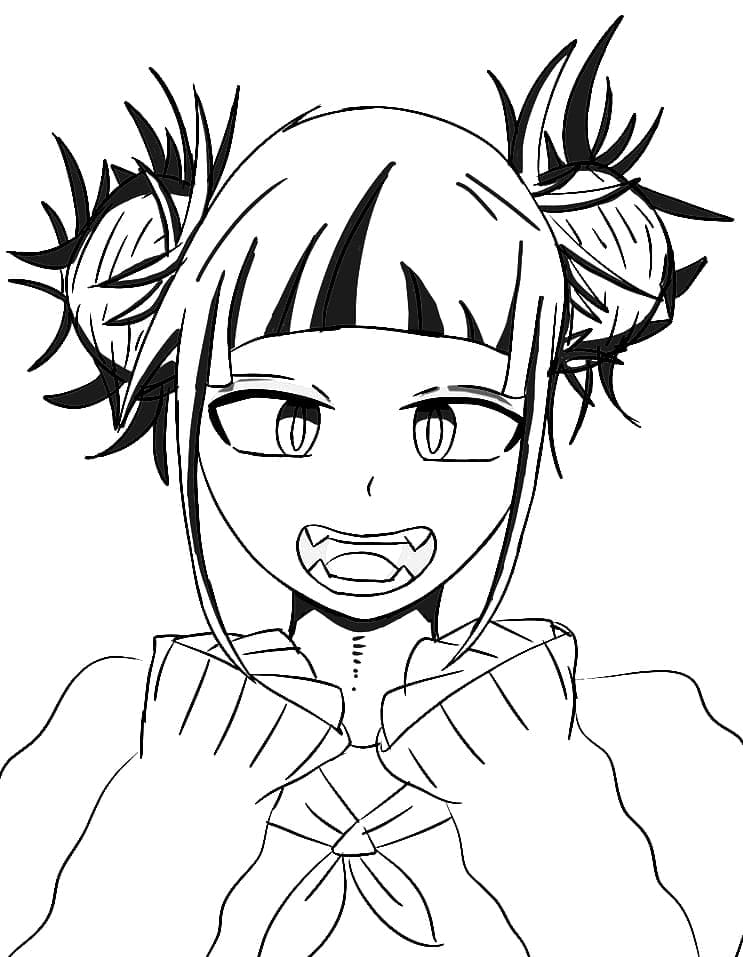 Toga Himiko Coloring - Play Free Coloring Game Online