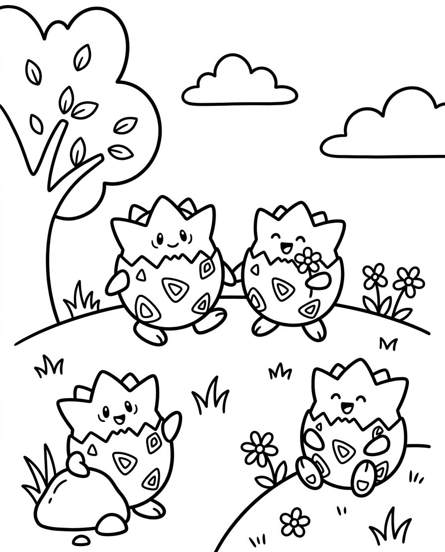 Togepi Free Printable