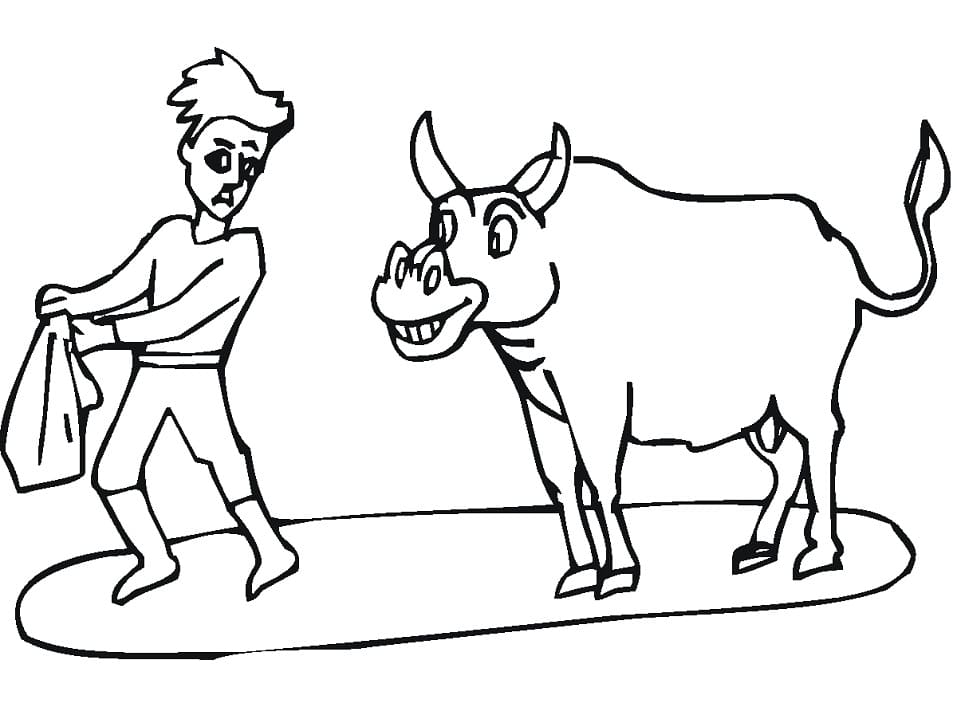 Toreador and Bull