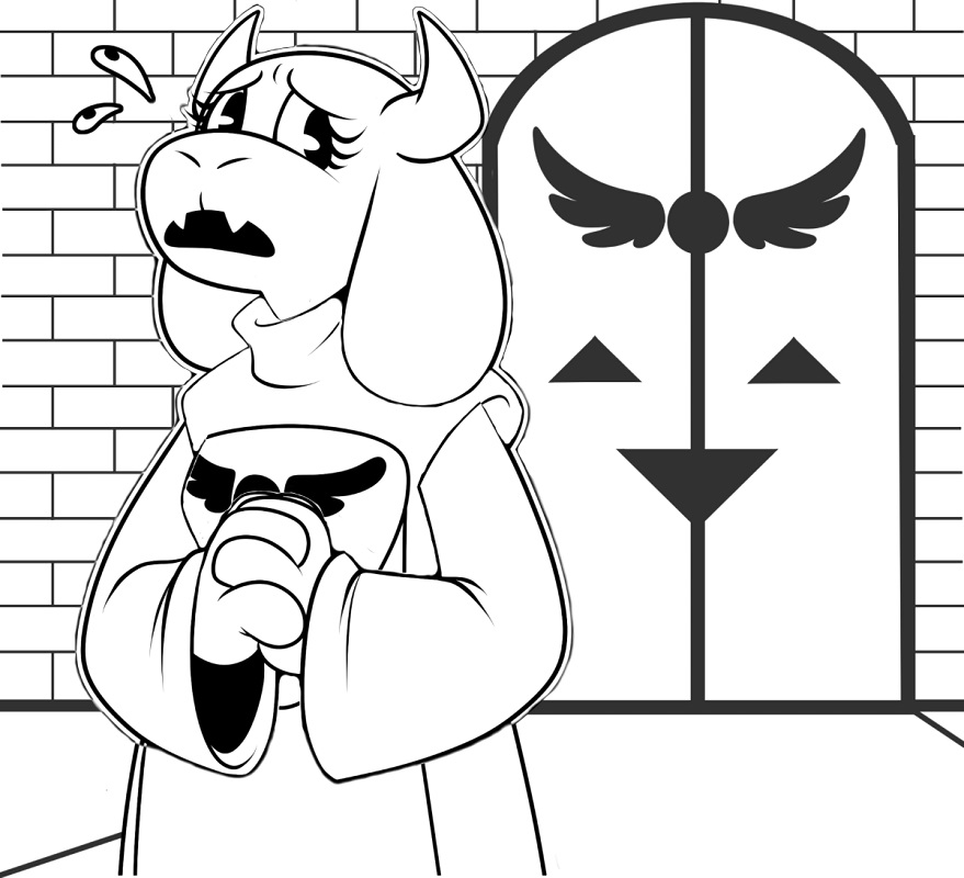 Toriel Undertale Coloring Game Toriel Undertale