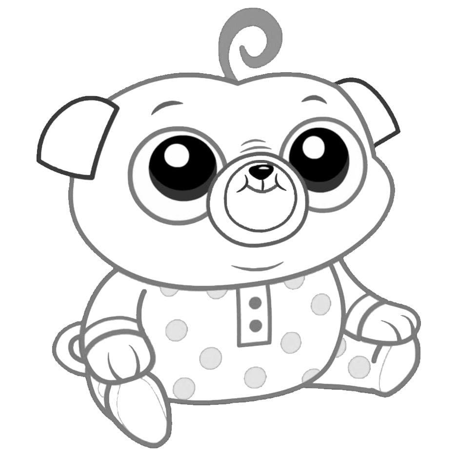 Totsy Tot Pug Coloring Game Totsy Tot Pug