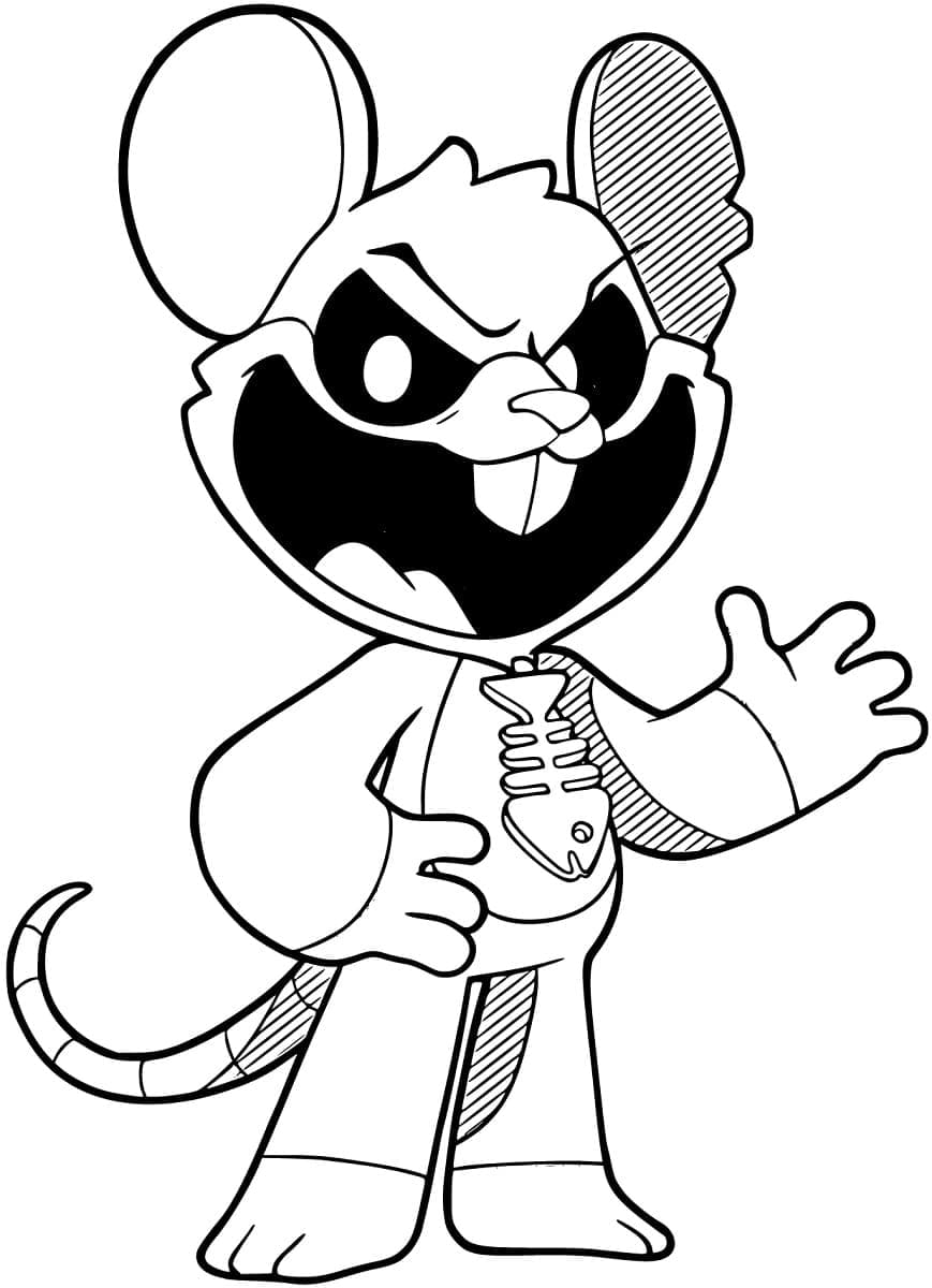 Touille in Nightmare Critters Coloring Game Touille in Nightmare Critters