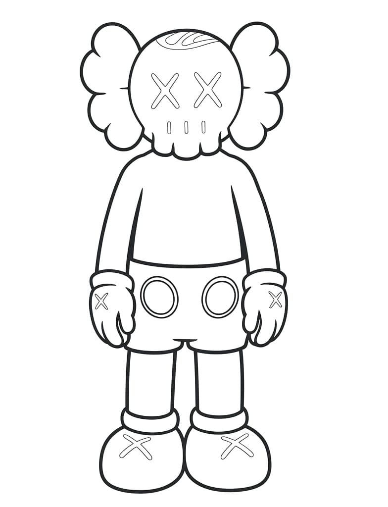 Toy Kaws Coloring Game Toy Kaws