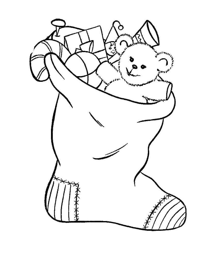 Toys in Christmas Stocking